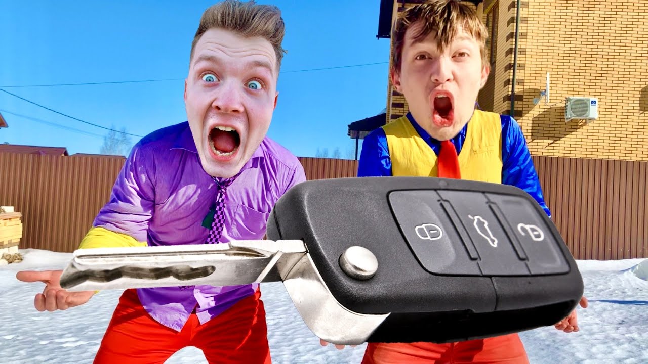 Mr. Joe and Mr. Joker found BIG Car Key