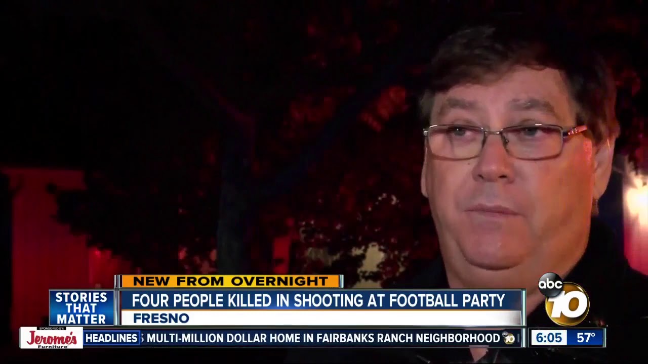 At least 4 dead in shooting at Fresno football watch party - YouTube