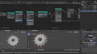 Blender 2.93 Geometry Nodes mograph: circular array