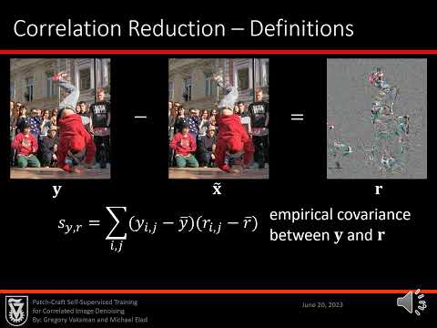 Patch-Craft Self-Supervised Training for Correlated Image Denoising