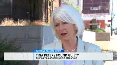 Former Mesa County Clerk Tina Peters guilty of obstruction, not guilty in other charge