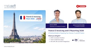France E-Invoicing and E-Reporting 2026 Webinar | Tax, Finance and IT Readiness #einvoicing