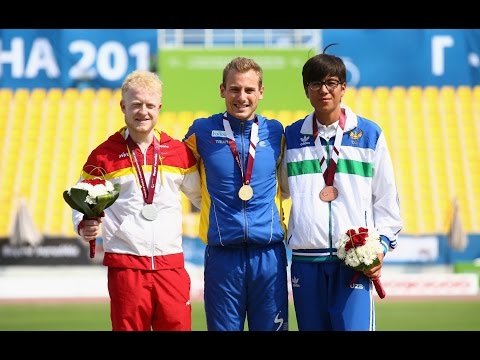 Men's long jump T13 | Victory Ceremony |  2015 IPC Athletics World Championships Doha