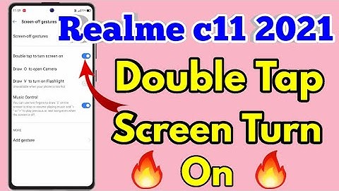 Realme c11 2021 Double Tap Screen On | Double Tap Screen On Realme c11 2021 #realmec112021