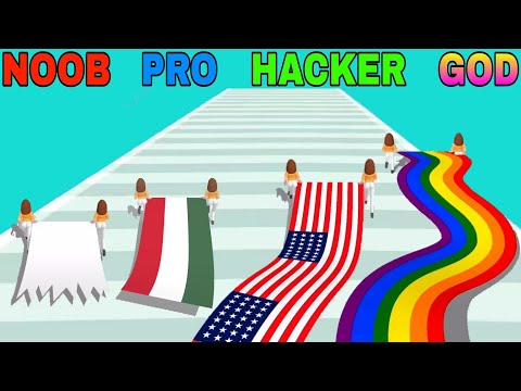 NOOB Vs PRO Vs HACKER Vs GOD In FlagPainters PLAYGAME24DIA