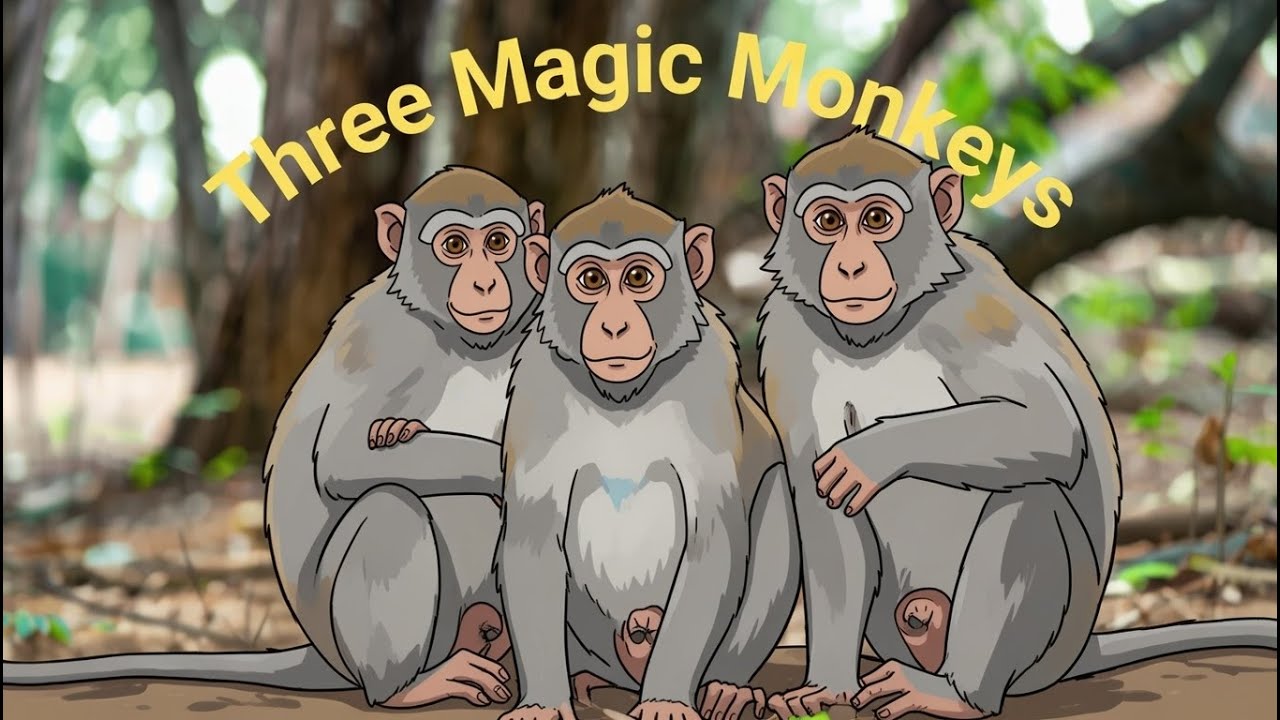 Three Magic Monkeys- Turned Away Obstacle