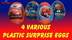 plastic SUPER Surprise Eggs - YouTube
