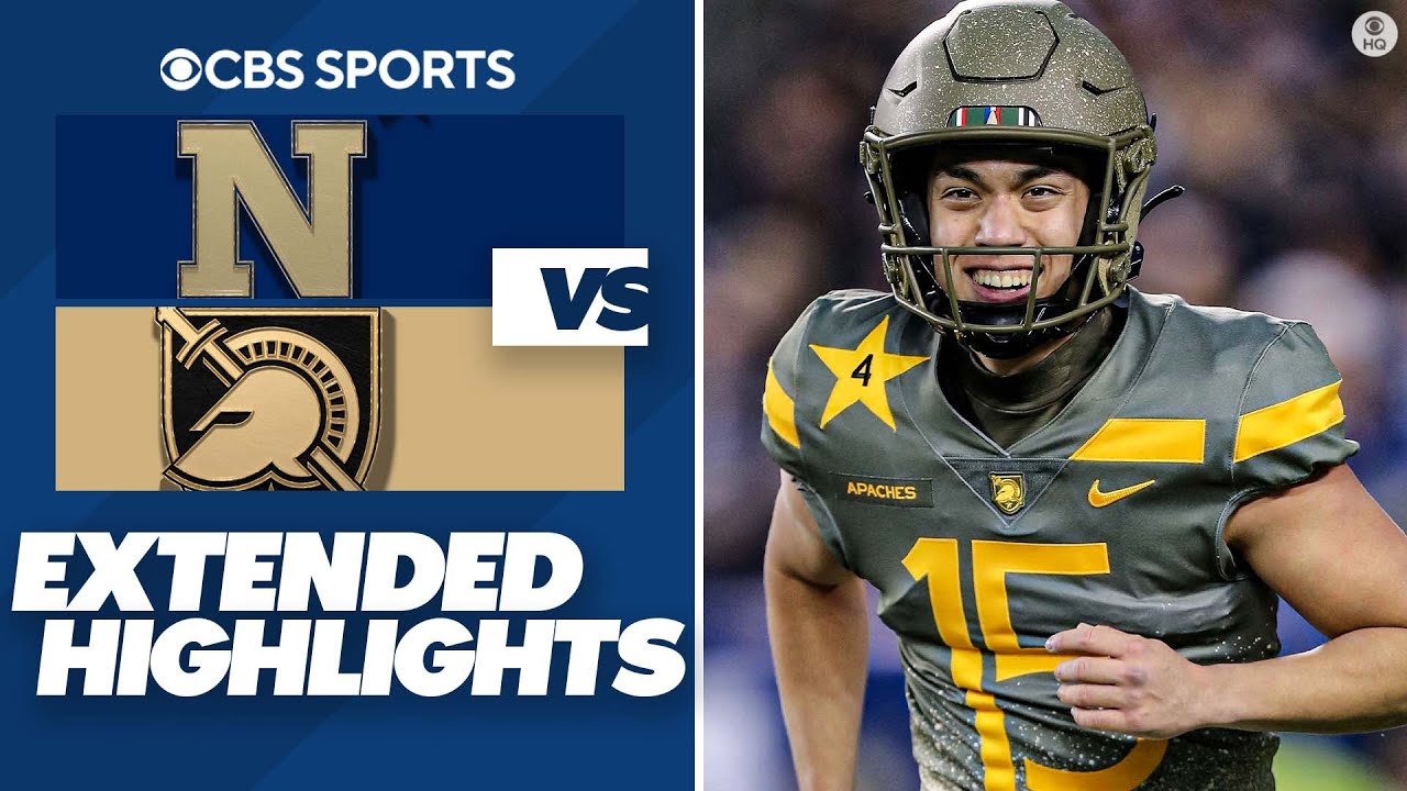 Navy Midshipmen vs. Army Black Knights | Extended Highlights From 123rd ...