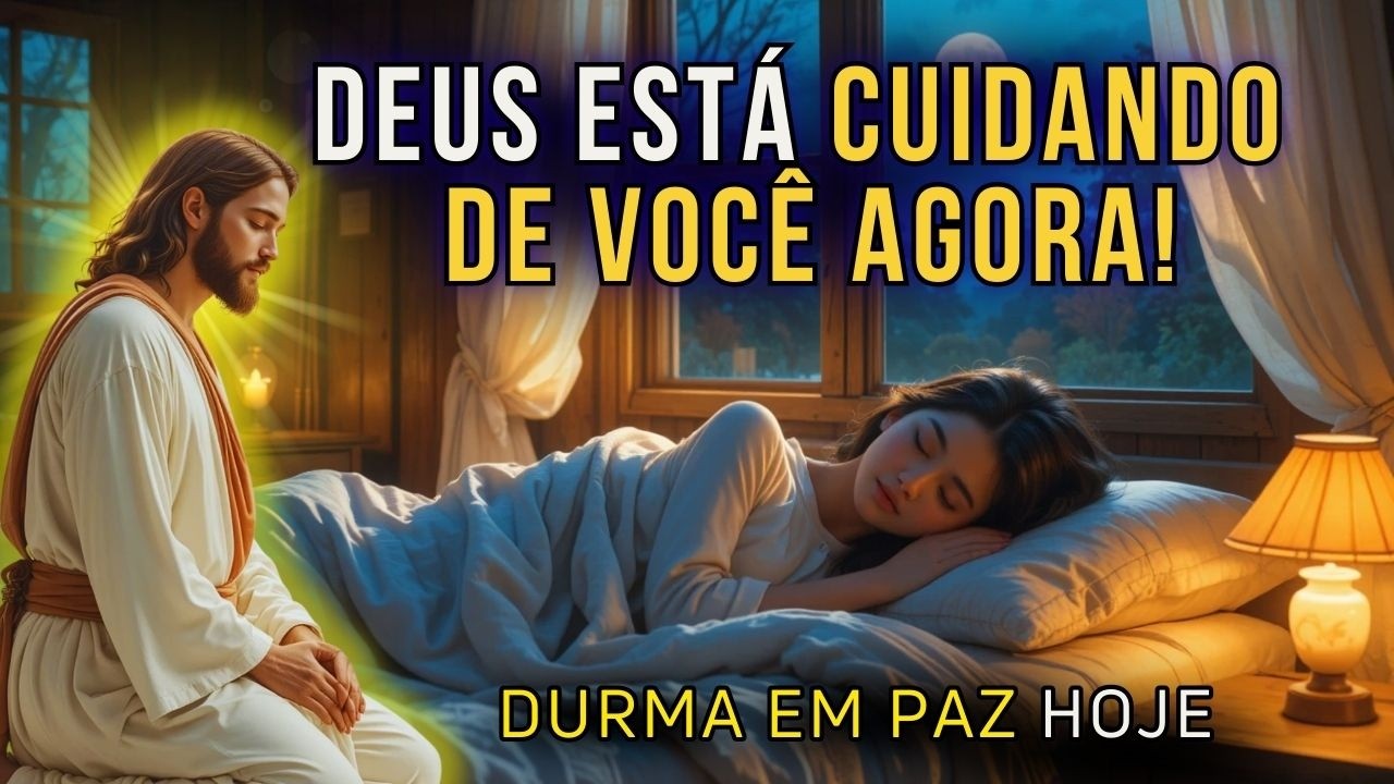 Louvor Para Acalmar a Mente e Dormir 🙏🌙 | Deus Está Cuidando de Você Hoje