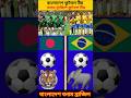 Bangladesh Football Team vs Brazil Football Team#football shots video