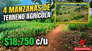 🚨AGRICULTURAL LAND FOR SALE IN EL SALVADOR / 4 MANZANAS IN AHUACHAPAN SUR ($18,750 EACH)🚨