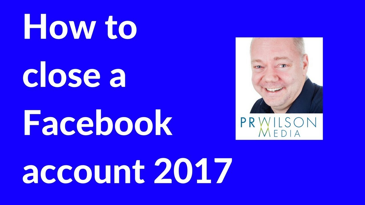 How To Delete Your Facebook Account YouTube
