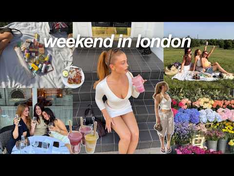 girly weekend in london | shopping, girl dinner, cute picnic & seeing trisha paytas live !! ♡