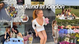 girly weekend in london | shopping, girl dinner, cute picnic & seeing trisha paytas live !! ♡