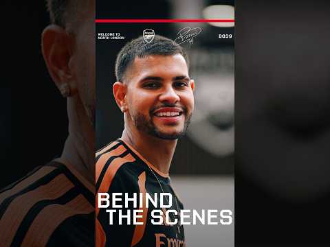 BEHIND THE SCENES OF BRUNO GUIMARAES' FIRST DAY AT ARSENAL ❤️