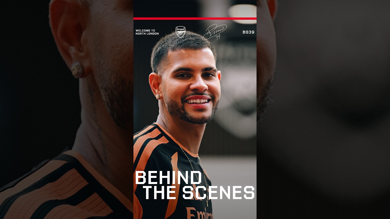 BEHIND THE SCENES OF BRUNO GUIMARAES' FIRST DAY AT ARSENAL ❤️