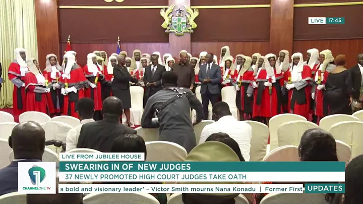 Live from Jubilee House | Swearing-In Ceremony of Newly Promoted High Court Judges