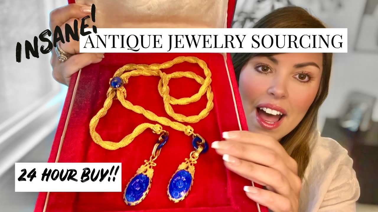 24hr HUGE ANTIQUE JEWELRY HAUL / Unbelievable Finds!!