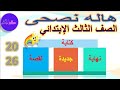 تعبير كتابي للصف الثالث الابتدائي