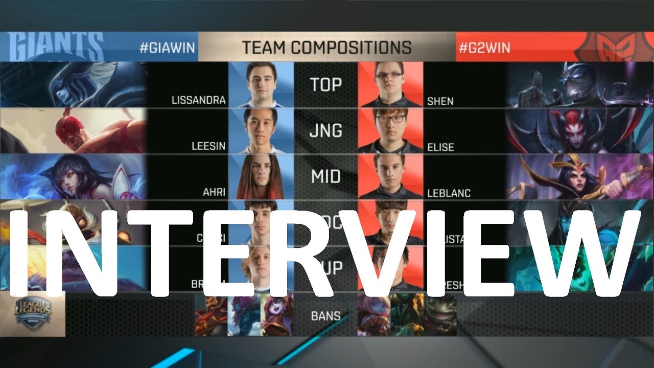 GIA vs G2 Post Game Interview