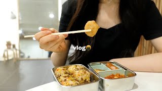 Vlog | Groceries Shopping at Korean Mart, Soft Tofu Yeol Ramen, Fried Rice Paper, Lunchbox screenshot 4