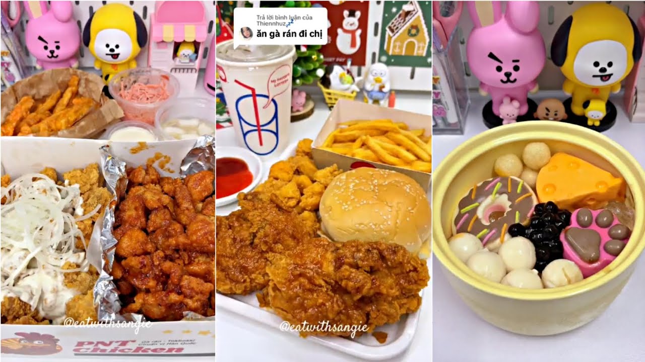 Tik Tok || Tổng Hợp Những Video Mukbang Cùng Sangie ✨