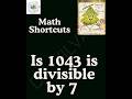 Numbers that are divisible by 7