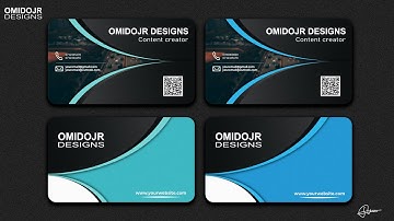 How to design a branded business card - #AffinityDesigner