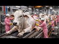 Inside the White Brahman Bull Leather Factory: How Premium Leather Jackets Are Made l Full Process