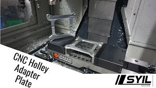 SyilCNC X7 Combo - Make a V8 Holley Square Bore Plate