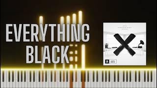 Unlike Pluto - Everything Black | Piano TUTORIAL (improvisation)