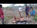 Masai Achi Asili Yake Mcheki Kasyani Ole Lwande Akichoma Nyama Ya Kula Tu Na Familia Yake