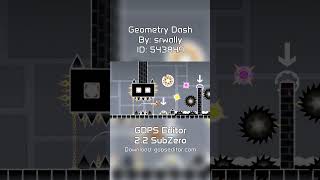 Geometry Dash - GDPS Edtior 2.2 SubZero #shorts #geometrydash