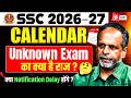 SSC Calendar 2026 Unknown Exam SSC New Update 2026 SSC Notification 2026 Delayed Testbook