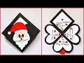 How to make Christmas greeting card very easy/ DIY Christmas card ideas/Handmade Christmas card 2021