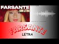 LETRA FARSANTE Karina Ft Osquitar