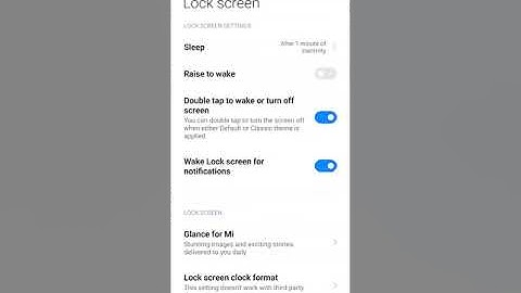 double tap to screen on and off in   redmi 10 prime me kaise kare