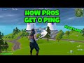 How PROS Get 0 PING and 0 DELAY In Fortnite! ✅
