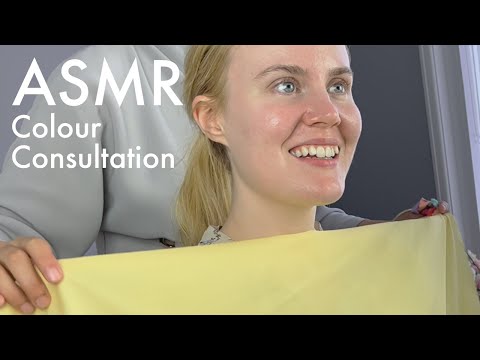 ASMR Pro Colour Analysis: What is my season? (Unintentional ASMR, Real person ASMR)