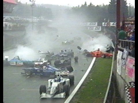 F1 The Big Crashed All The Time Spa Belgian Gp 1998