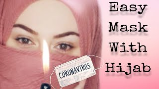 Şal İle Kendi Maskeni Kendin Yap ! DIY EASY HIJAB MASK by @sehri__istanbul