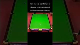 wait for black ball battle in the end#snookerbattle