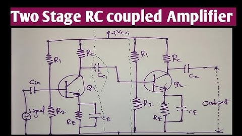 || Construction, Working and Frequency response of two stage RC coupled Amplifier || in Telugu ||