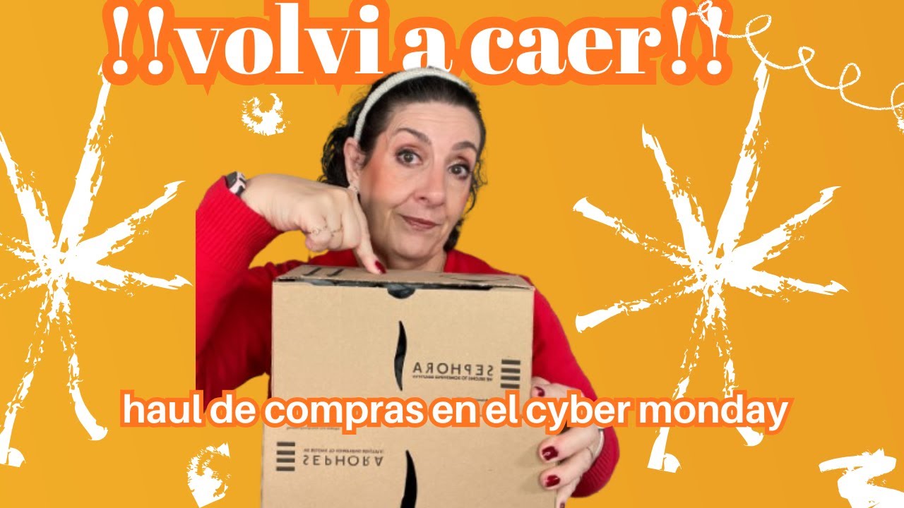 ¿EN QUÉ HORA? 😭!  Cyber Monday HAUL 🛍️