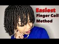 Finger Coils on NATURAL HAIR 3C