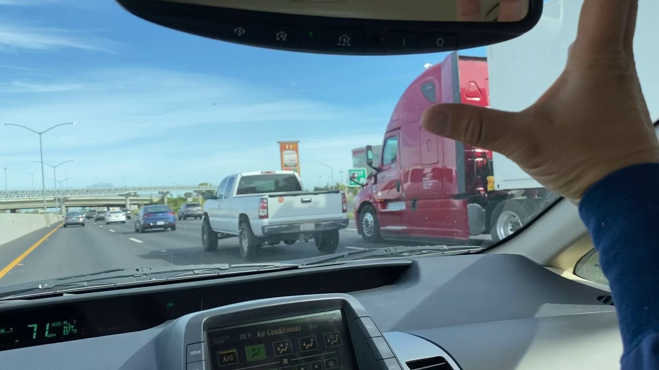 2005 Prius rear view mirror loose tilt to right automatically YouTube