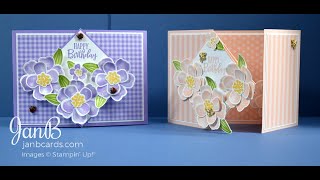 No. 583 - Slide OR Side Lock Card -JanB No.5 Top UK Stampin' Up! Independent Demonstrator