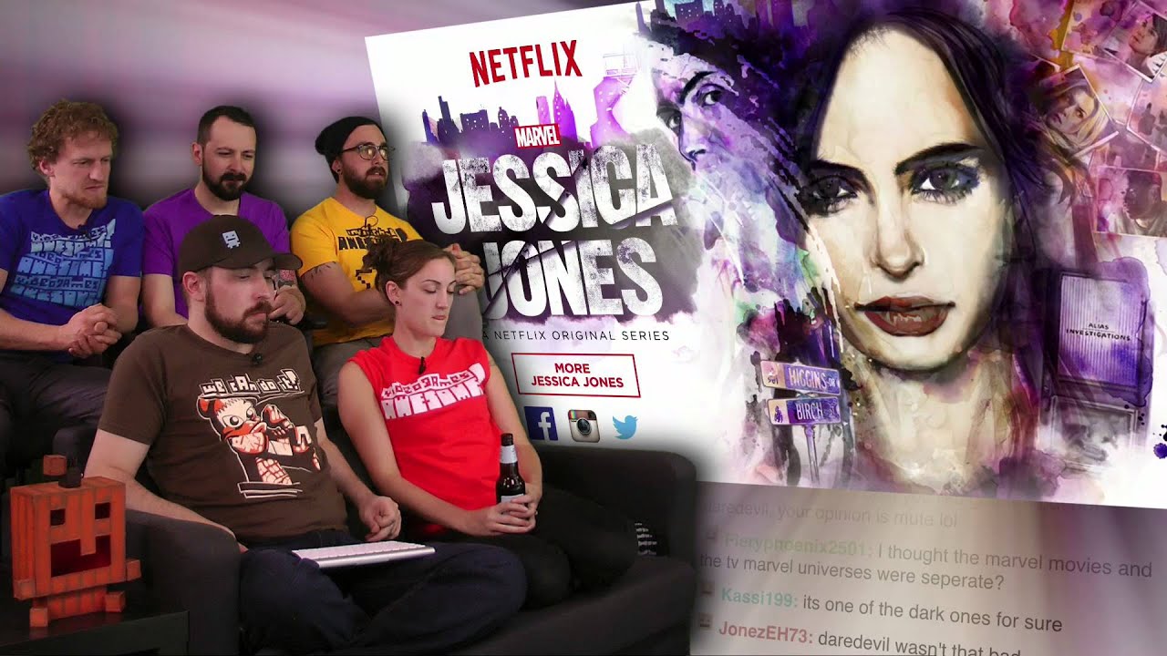 VGA - Jessica Jones  - A reaction video from farfromsubtle, to the trailers of web television series, Jessica Jones, which is set in the Marvel Cinematic Universe (MCU).