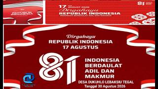 LIVE  TS MUSIK  *DALAM RANGKA  HUT RI KE 81 BERTEMPAT DI DESA.  DUKUHLO KEC. LEBAKSIU  KAB. TEGAL