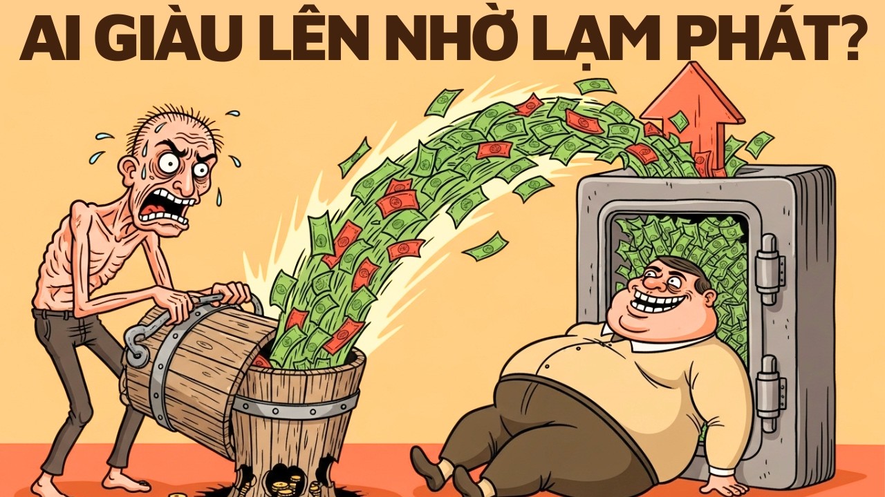 Vì sao lạm phát chỉ làm người giàu giàu thêm… còn bạn thì nghèo đi?